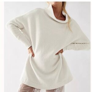 Cozy White Turtleneck Sweater